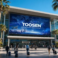 Светодиодный видеоэкран TOOSEN P4-P8, 7680 Гц, 7500 кд/м², IP66, влагозащищенный, с гарантией 3 года, читаемый при солнечном свете, для наружного применения