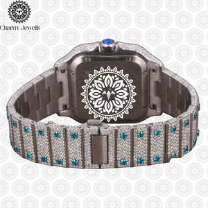 Reloj Charm Jewells de Lujo, Acero Inoxidable, 40 mm, Movimiento Mecánico Analógico, Fecha Automática, Luminoso, Botón de Presión, Cierre Oculto, Resistente al Agua 10 Bar - Product Image 6