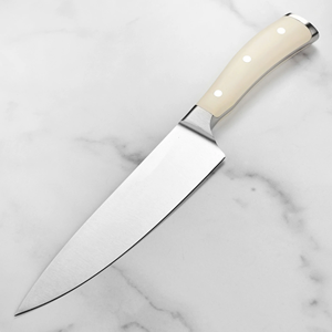 Professional Chef <b>Knife</b> Stainless Steel Kitchen <b>Knife</b> with White Resin Handle <b>Sharp</b> Cooking <b>Knife</b> OEM Custom Logo - Product Image 6