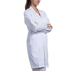 Uniforme Médico OEM de Alta Calidad, Bata de Laboratorio Unisex de Polialgodón, Productos para Hospitales y Laboratorios, Batas de Farmacia - Product Image 1