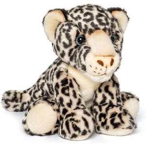 Peluche de Leopardo de las Nieves Realista con Marcas Faciales Distintivas, Adorable y Abrazable, de 12 Pulgadas, Suave y Peludo, Juguete de Leopardo para Bebés - Product Image 3