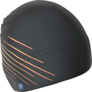 Gorro Deportivo Unisex con Diseño de Calavera Negra a Rayas, Impresión por Transferencia de Calor, Transpirable, de Poliéster, 56-58 cm, para Primavera/Verano y Uso en Exteriores - Product Image 1