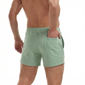 High Quality 100% Cotton Fleece Comfortable Breathable Solid Color <b>Shorts</b> For <b>Men</b> Outdoor <b>Men's</b> Beach Style Joggers <b>Shorts</b> - Product Image 4