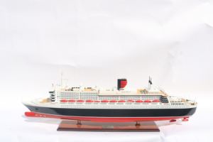 Modèle de bateau en bois QUEEN MARY 2 Ocean Lines VERSION STANDARD - Product Image 2