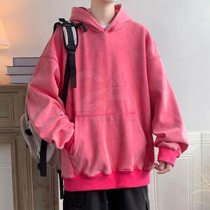 Sweats à capuche modernes effet délavé avec poignets côtelés et doublure intérieure douce pour un style décontracté saisonnier - Product Image 4