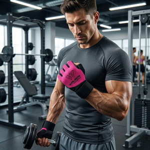 Gants de Cross-Training Premium à Demi-Doigts – Prise en Main Confortable pour Entraînement en Salle de Sport et Fitness – Soutien pour Hommes et Femmes - Product Image 6