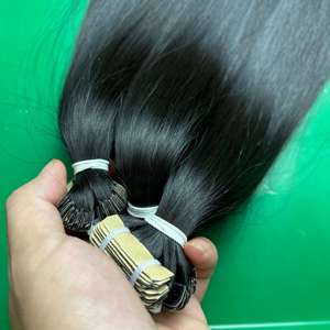 Genius Weft Raw Straight Raw Perruques en cheveux humains vietnamiens avec ruban adhésif SHIP FAST EXPRESS Cloudyhair fournisseur pour chaque femme - Product Image 3