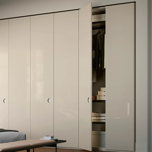 Armoire en bois moderne sur mesure JY Project, tiroirs de rangement, meubles de chambre à coucher modulaires de luxe, norme de santé E1/E0 - Product Image 4