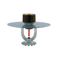 Pelindung Kepala Sprinkler Pemadam Kebakaran QF 1/2" Aksesoris Pemadam Kebakaran Esensial Pelat Baffle Baja Galvanis Model 0687-12A TW