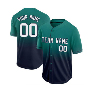 Maillot de baseball personnalisé avec votre propre logo, maillot d'entraînement de baseball et de softball, 100% polyester, maillot d'équipe - Product Image 4