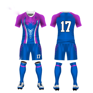 Ensemble de maillots de football américain pour hommes, bleu marine et vert sarcelle, avec impression du nom du joueur, sublimation, évacuation de l'humidité, manches courtes, coupe athlétique, toutes saisons - Product Image 2