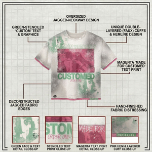 Custom Work Only Printed T-Shirt Men Short Sleeve O-Neck Cotton Casual Fit With Contrast Trim Pattern Design - Product Image 3