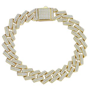 Bracelet large en argent sterling finition or personnalisé – Collection de luxe premium pour un style streetwear affirmé – Idéal comme cadeau - Product Image 2