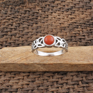 Bague de mariage en turquoise italienne naturelle sertie clos, en argent sterling 925, avec pierre précieuse Moonga méditerranéenne authentique, bijoux pour femme - Product Image 2