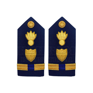 Épaulettes de cérémonie personnalisées brodées à la main, écussons de grade en jean pour vêtements - Product Image 5