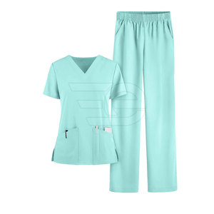 Medical Hospital <b>Scrubs</b> <b>Set</b> Professional Uniform Breathable Soft Nursing Doctor Workwear Comfortable <b>Scrub</b> Suit Outfit <b>Set</b> - Product Image 4