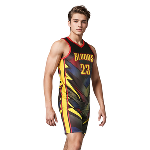 Conjunto de Uniforme de Baloncesto Personalizado y Económico, Camiseta y Pantalones Cortos Duraderos de Secado Rápido, Ropa Deportiva para Entrenamiento, Suministro al por Mayor, Uniformes de Todos los Tamaños - Product Image 4