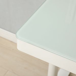 48X24 pollici in vetro temperato scrivania in piedi con cassetto in metallo regolabile in altezza postazione di lavoro ergonomica a casa ufficio Stand Sit Desk - Product Image 6