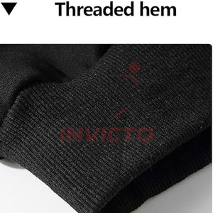 Sweat-shirt en polaire respirant et chaud, idéal pour une utilisation en extérieur, avec tissu en polaire mélangé de coton - Product Image 5