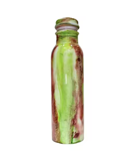 Bouteille d'eau en cuivre à motif confettis dorés, bouteille à boire décorative, bouteille de voyage personnalisée avec logo, bouteille cadeau - Product Image 5