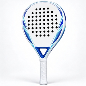 Raqueta de Pádel Profesional para Entrenamiento Avanzado y Torneos, Equipo Deportivo de Alto Rendimiento en Fibra de Carbono, Perfecta - Product Image 3
