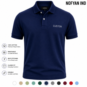 Fabricante Verificado de Camisetas Polo |   Camisetas Polo de Algodón con Logotipo Personalizado OEM ODM |   Proveedor de Ropa de Marca Privada con MOQ Bajo - Product Image 1