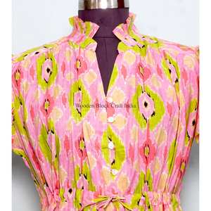 Vestidos Cortos Casuales y Sexys para Mujer, de Alta Calidad, Personalizables al por Mayor, con Estampado Floral, Manga Corta y Corte Ajustado - Product Image 4