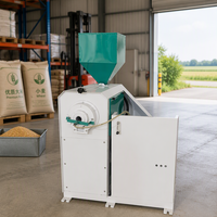 Polisseuse à riz soyeux / Machine à polir le riz par pulvérisation / Polisseuse à riz à double rouleau en acier inoxydable