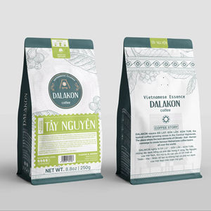 Café moulu Dalakon Tay Nguyen, torréfaction italienne, haute qualité, 250g, goût doux premium, espresso, 50% Arabica Robusta - Product Image 1