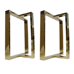 Capuchons de jambes de chaise en acier inoxydable transparents de qualité supérieure avec caractéristiques antivibrations et antidérapantes pour meubles en métal industriel - Product Image 2