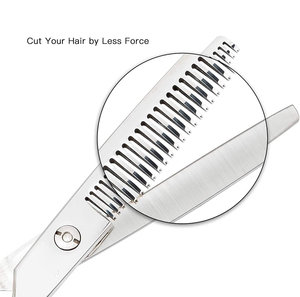 Ciseaux à effiler pour barbier en acier inoxydable de qualité chirurgicale, légers, à bords tranchants, pour salon de beauté - Product Image 5