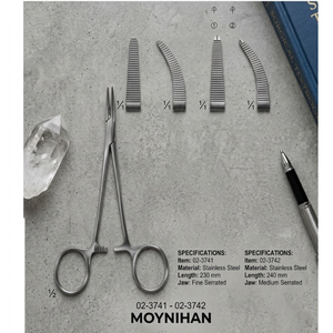 Pinzas Hemostáticas Halsted Mosquito de 12.5cm |   Mordazas dentadas finas con junta de caja |   Instrumentos Quirúrgicos Reutilizables de Grado Médico - Product Image 2