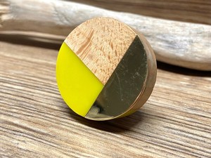Bouton de meuble décoratif moderne en bois et résine, fait main, écologique, forme personnalisée, pour armoire, commode, tiroir - Product Image 6