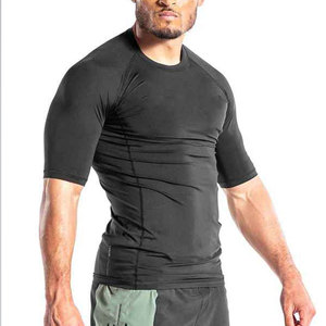 T-shirt de compression à manches longues respirant, antibactérien, à séchage rapide, sans couture, OEM personnalisé, haute qualité, pour hommes, MMA - Product Image 2