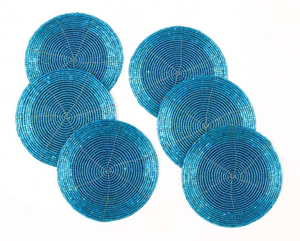 Handmade Colorful Beaded Coasters Set Decorative <b>Table</b> <b>Mats</b> for Dining And Home Use At Cheap Price - Product Image 2