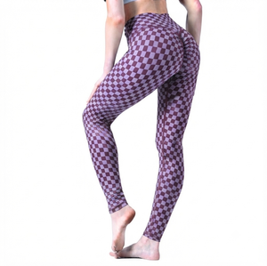 Servicio OEM Leggings de Mujer de Cintura Alta con Patrón Sólido, Spandex/Nylon, Impresión por Transferencia Térmica, Leggings Ligeros con Detección por Aguja - Product Image 2