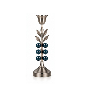 <b>Brass</b> <b>Candlestick</b> Holder with Grape Design for Home Decoration - Product Image 3