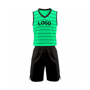 Tenue de Basketball Personnalisée Haut de Gamme, Vêtement de Sport 100% Polyester 220g, Imprimé par Transfert Thermique, Respirant, Sans Manches, pour Équipe - Product Image 3