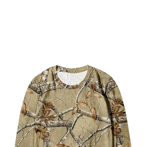 Sudadera de Cuello Redondo con Camuflaje de Primera Calidad para Hombre y Mujer, Sudadera con Estampado de Camuflaje Verde para un Look Urbano - Product Image 3