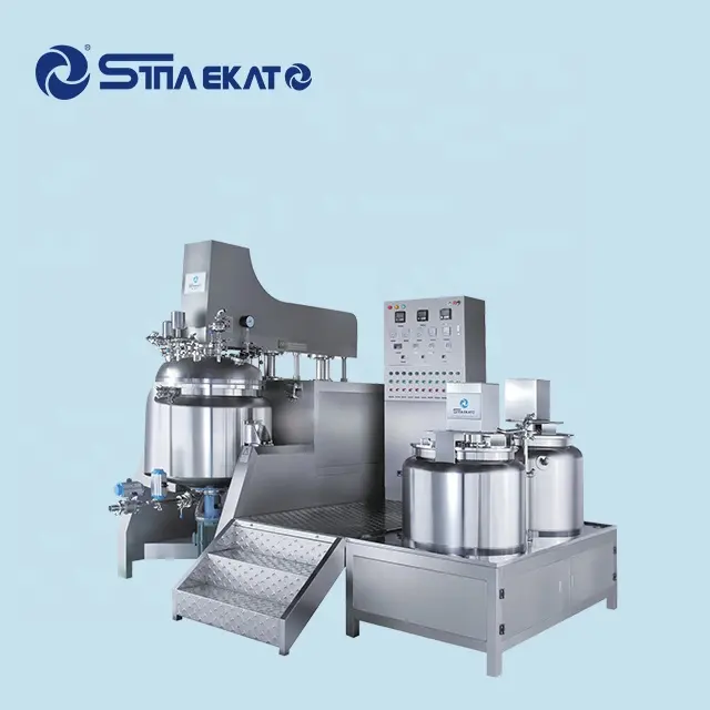 Guangzhou Fabriek Prijs Chemische Machines Mengen Apparatuur Kleine Melk Vacuüm Mixer Homogenizer Voor Cosmetica, voedsel Industrie