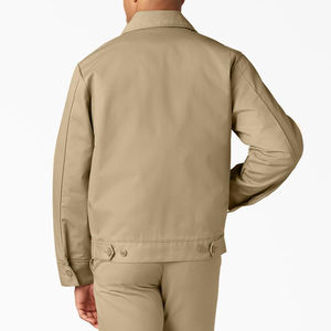 Veste Safari en Toile Personnalisée OEM pour Homme – Style Décontracté, Streetwear d'Extérieur, Lavée Effet Vintage, Col Rabattu, Coupe Oversize, Imperméable à l'Avant - Product Image 6