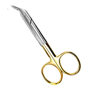 Tijeras de podar bypass con hoja de acero inoxidable de borde serrado de 185 mm de longitud para corte de cables, mango de PP, CE By Grip Surgical - Product Image 1
