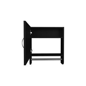 Armadietto Medico Nero da 50 cm con 1 Anta, 2 Ripiani e 1 Specchio - Categoria Prodotto Singolo - Product Image 3
