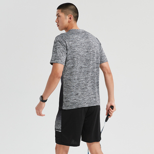 Ensemble de sport d'été pour homme, dégradé, respirant, 2 pièces : chemise à manches courtes et short de survêtement - Product Image 2
