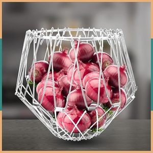 Cesta de Almacenamiento de Metal Resistente con Alambre Negro para Organización de Armarios y Gabinetes - Product Image 3