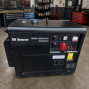 เครื่องกำเนิดไฟฟ้าดีเซล SS Samson รุ่น SS7500SLT3 กำลังไฟ 7 กิโลวัตต์ แบบเงียบ 230 โวลต์ 60 เฮิรตซ์ สตาร์ทด้วยไฟฟ้า ระบายความร้อนด้วยอากาศ สำหรับใช้ในที่อยู่อาศัย - Product Image 6