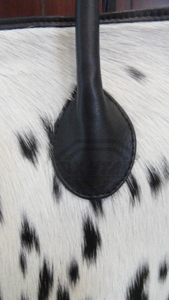 Bolso Tote de Cuero Vacuno al por Mayor, Estampado Animal Blanco y Negro, Bolso de Lujo, Bolso de Hombro de Cuero Genuino Hairon - Product Image 2
