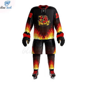 Conjunto de Uniforme de Hockey sobre Hielo Personalizado OEM, Jersey y Pantalones Cortos Sublimados, Ropa Deportiva Resistente para Jugadores Profesionales - Product Image 2