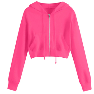 Sudadera Corta con Capucha para Mujer, de Alta Calidad y Precio Económico, Nueva Moda, Transpirable, Ropa Urbana, Fabricación para Exteriores - Product Image 5