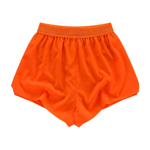 Men's Black <b>Mid</b> Waist Elastic Waist Front Logo Breathable Knitted Quick Dry Short Shorts Casual Style Summer Season - Product Image 3